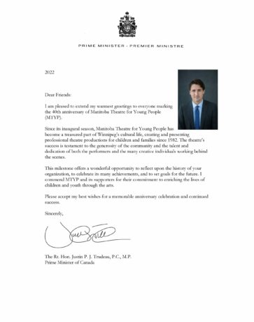 Click to read a message from Prime Minister Trudeau.